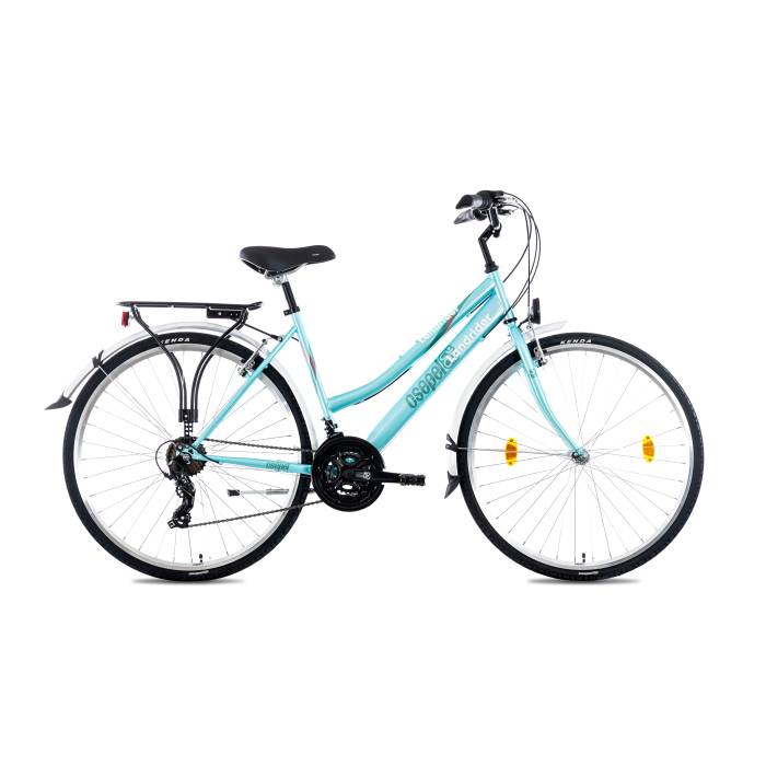 Csepel Landrider 28/17 női türkiz