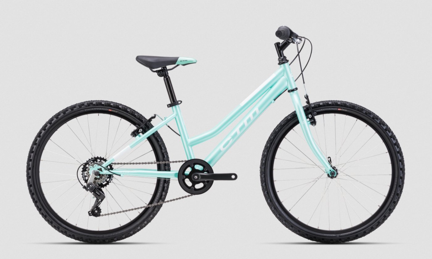 CTM Mony 24 selyemfényű türkiz kerékpár