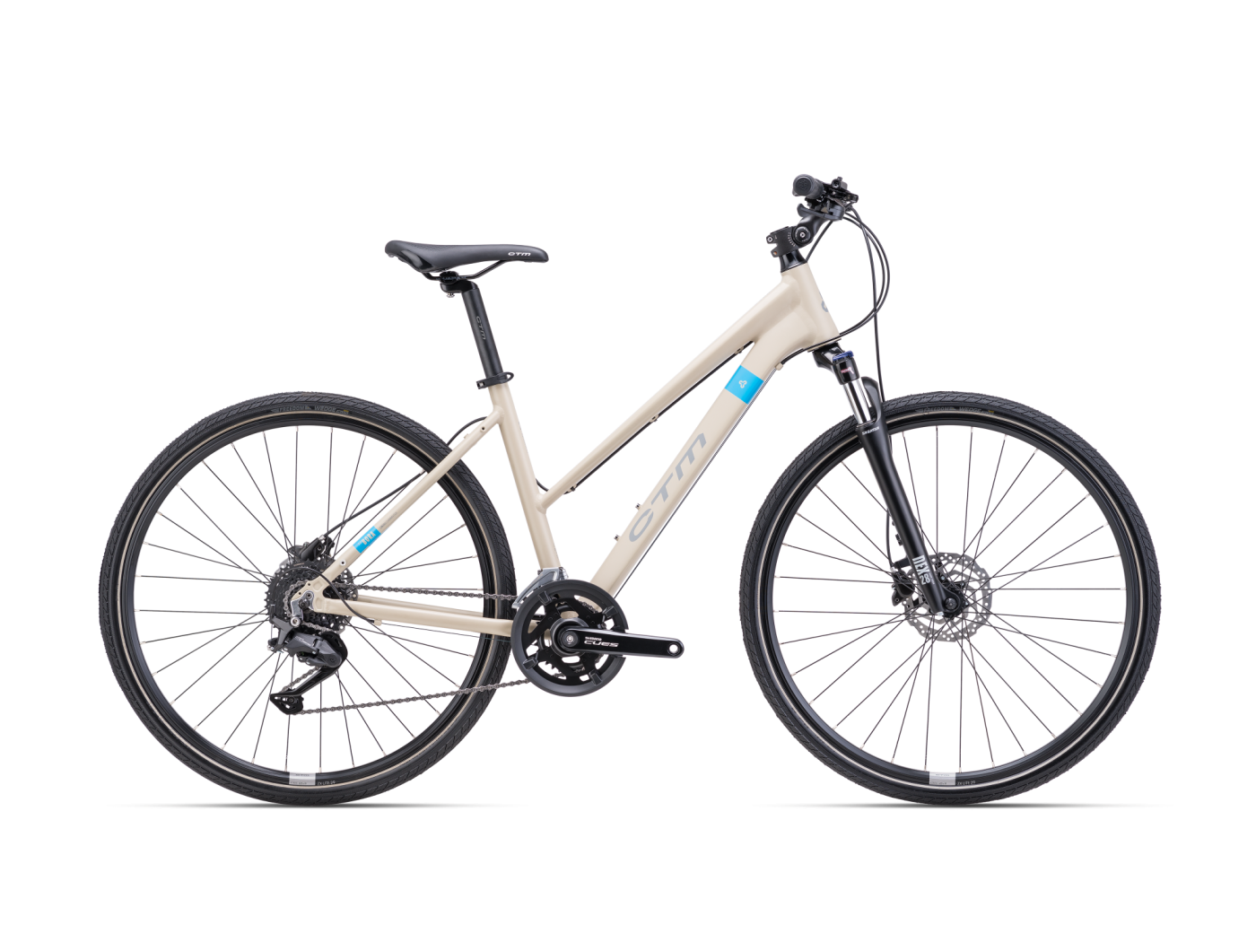 CTM Bora 2.0 matt capuccino-kék L 18 kerékpár