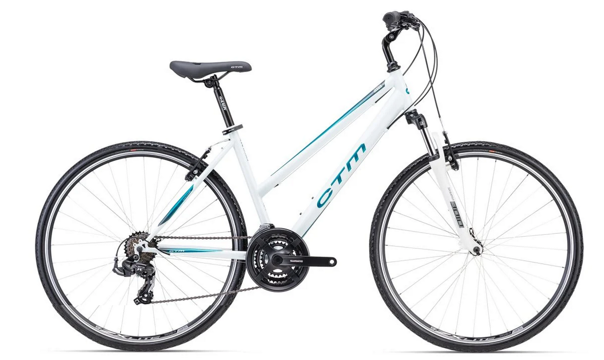 CTM Jessie fehér-menta L 18 kerékpár