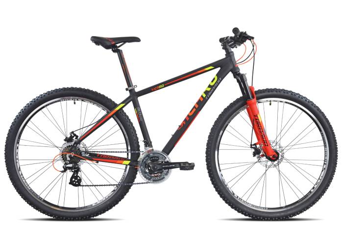 Torpado ICARO 29 fekete/piros 50cm